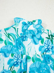 Floral Print Button-Up Shirt