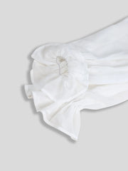 Floral Print Flounce Sleeve Maxi Dress