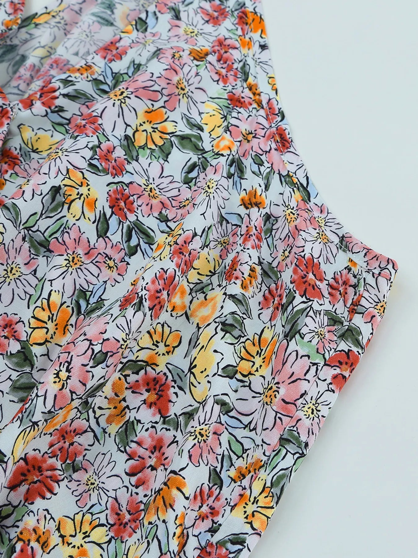 Floral Print Halter Cami