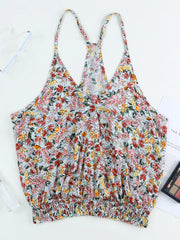 Floral Print Halter Cami