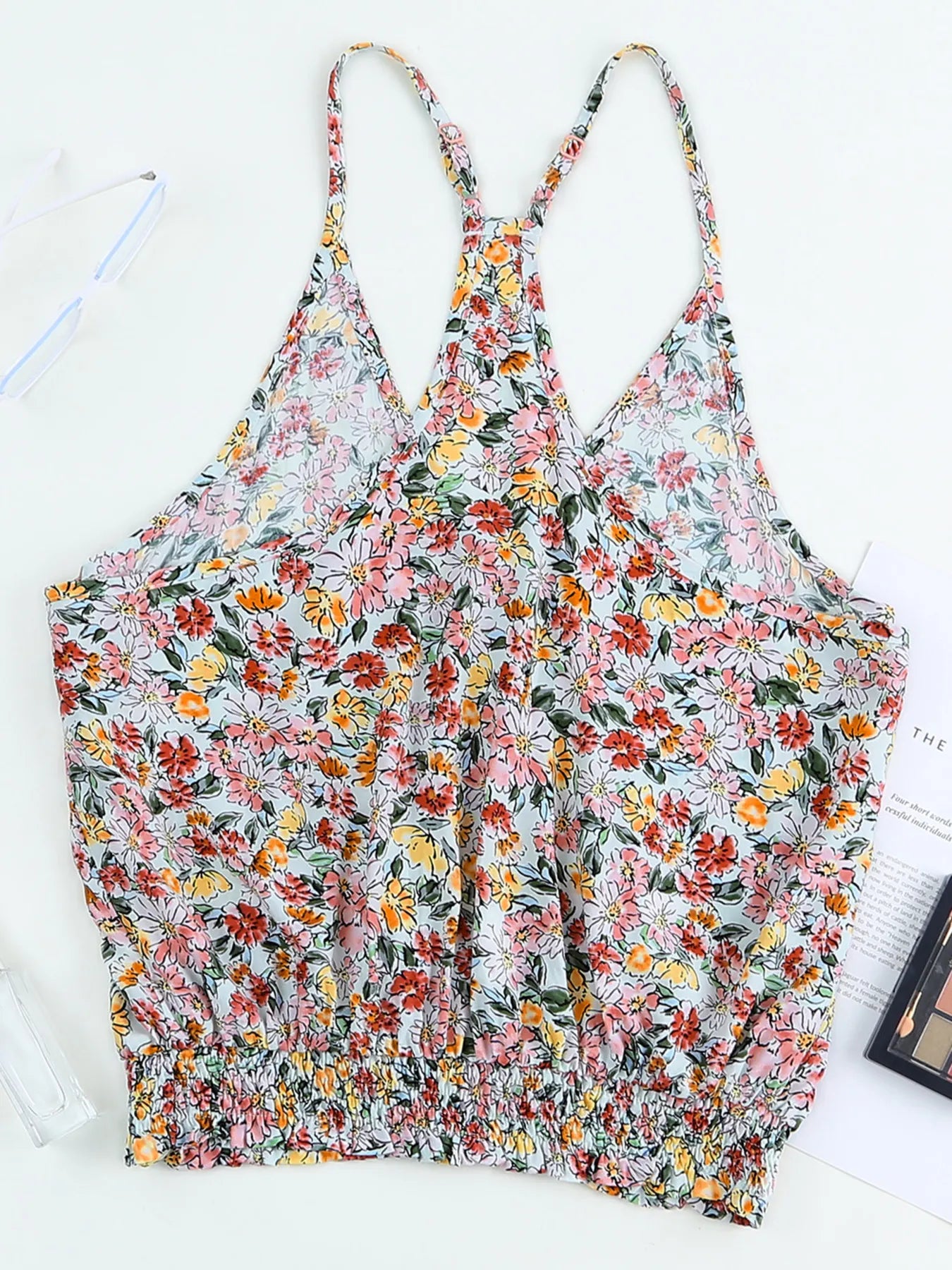 Floral Print Halter Cami