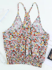 Floral Print Halter Cami