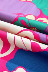 Floral Print Shirred Spaghetti Strap Loose Maxi Dress