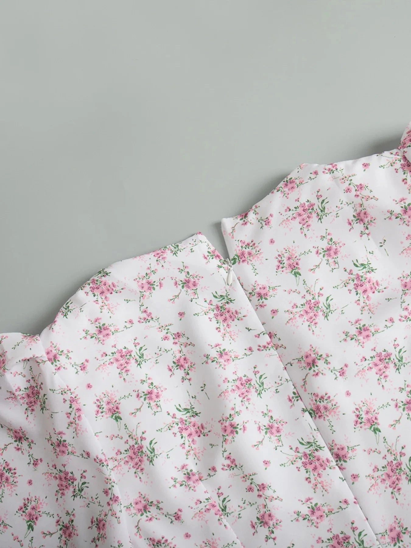 Floral Print Short Sleeve Dress