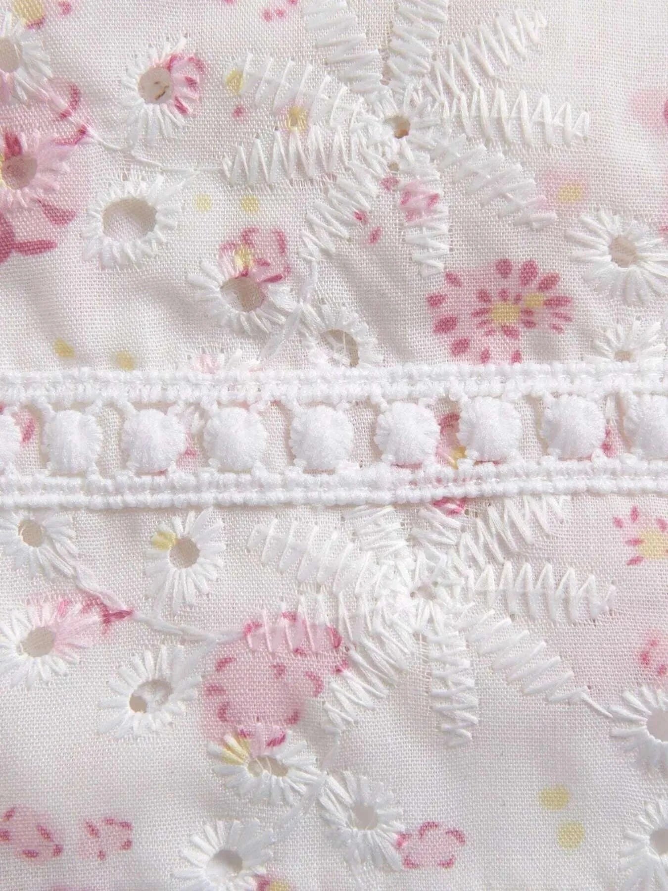 Floral Print Tie Front Cami