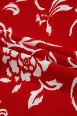 Floral Printed Spaghetti Strap Empire Waist Maxi Dress