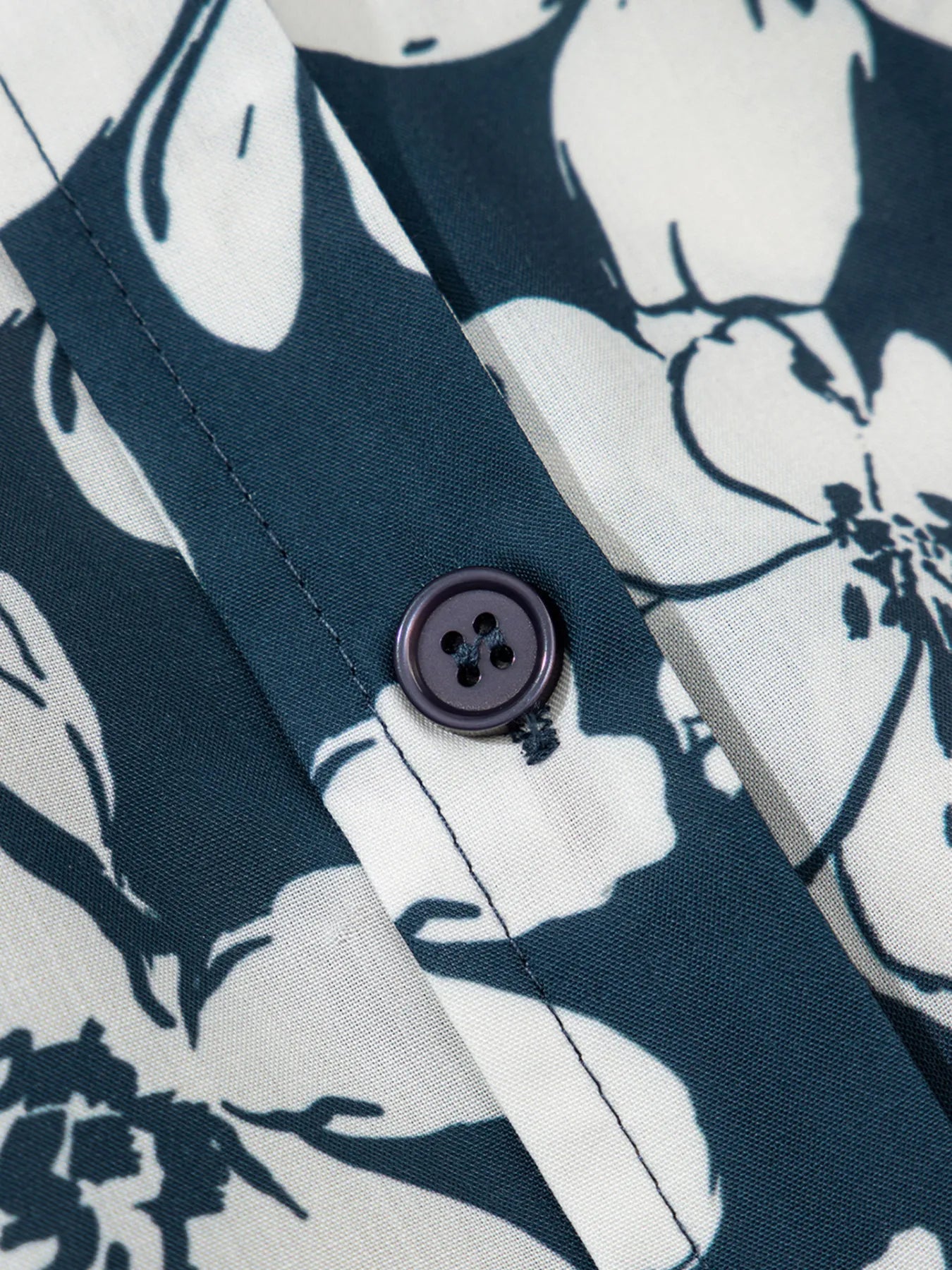 Floral Short Puff Sleeve Shirt