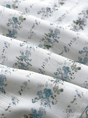 Floral Tie-Front Deep V-Neck Mini Dress