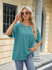 Florira Round Neck Half Sleeve T-Shirt