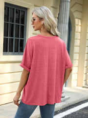 Florira Round Neck Half Sleeve T-Shirt