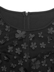 Flower Sleeveless Wide Leg Jumpsuit