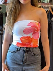 Flower Tube Top
