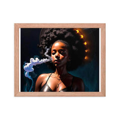 Framed poster
