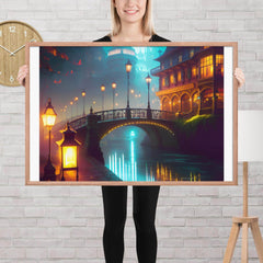 Framed poster Red Oak / 24″×36″