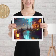 Framed poster White / 11″×14″