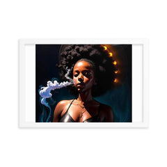 Framed poster White / 12″×18″