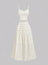 Frill Scoop Neck Cami and Skirt Set