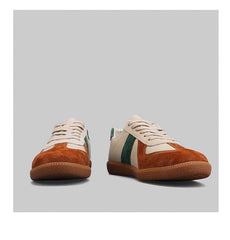 Full Grain Leather Suede Women Trainers