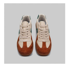 Full Grain Leather Suede Women Trainers