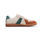 Full Grain Leather Suede Women Trainers EU 35 / Beige