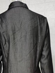 Full Size Button-Down Maxi Denim Dress Plus Size