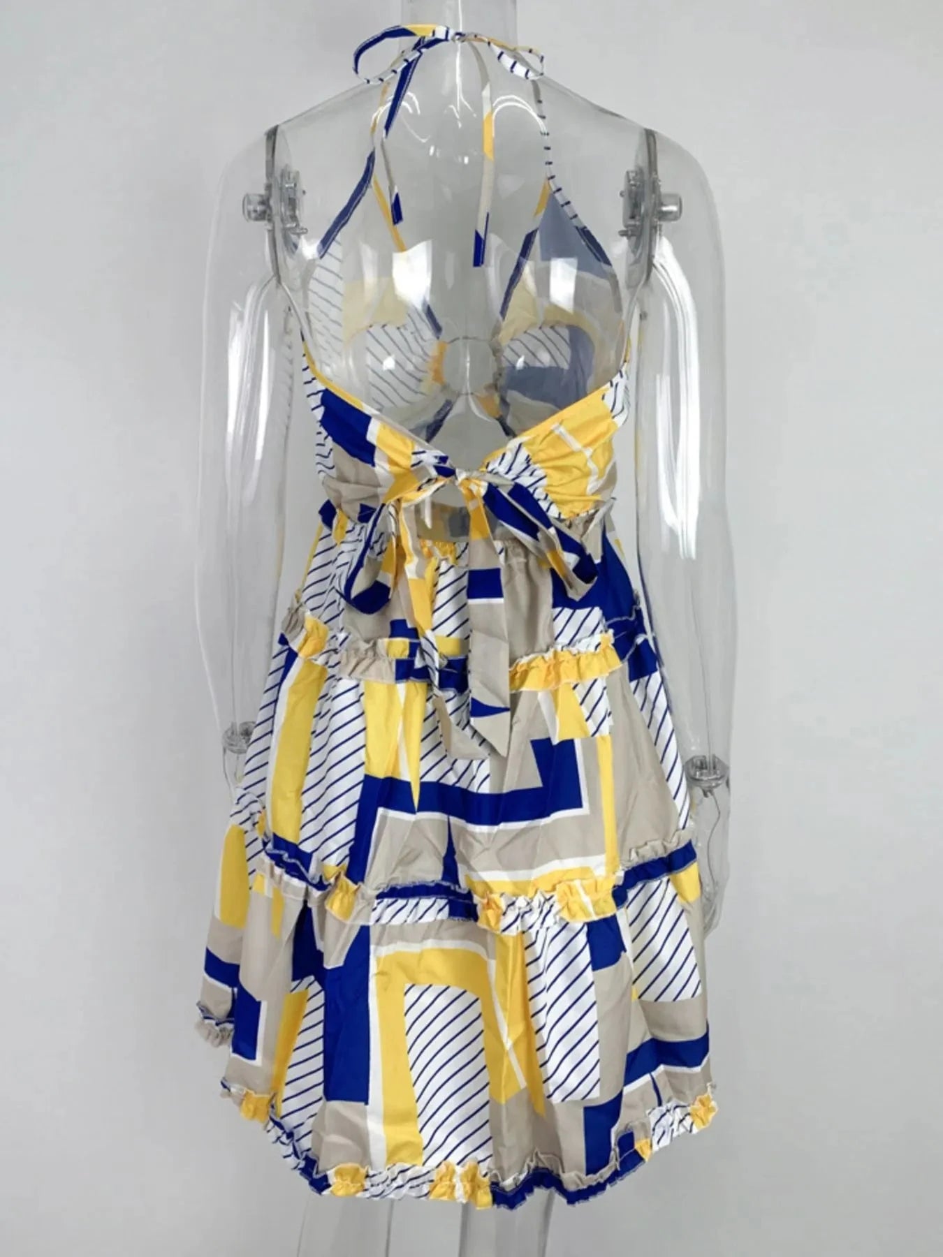 Full Size Cutout Halter Neck Cami Dress Plus Size