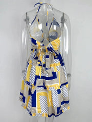 Full Size Cutout Halter Neck Cami Dress Plus Size