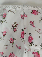 Full Size Floral V-Neck Long Sleeve Mini Dress Plus Size