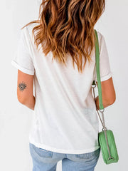 Full Size Lighting Christmas Trees Graphic Tee Plus Size