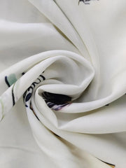 Full Size Printed Square Neck Tie Back Maxi Dress Plus Size