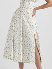 Full Size Slit Sweetheart Neck Cami Dress Plus Size