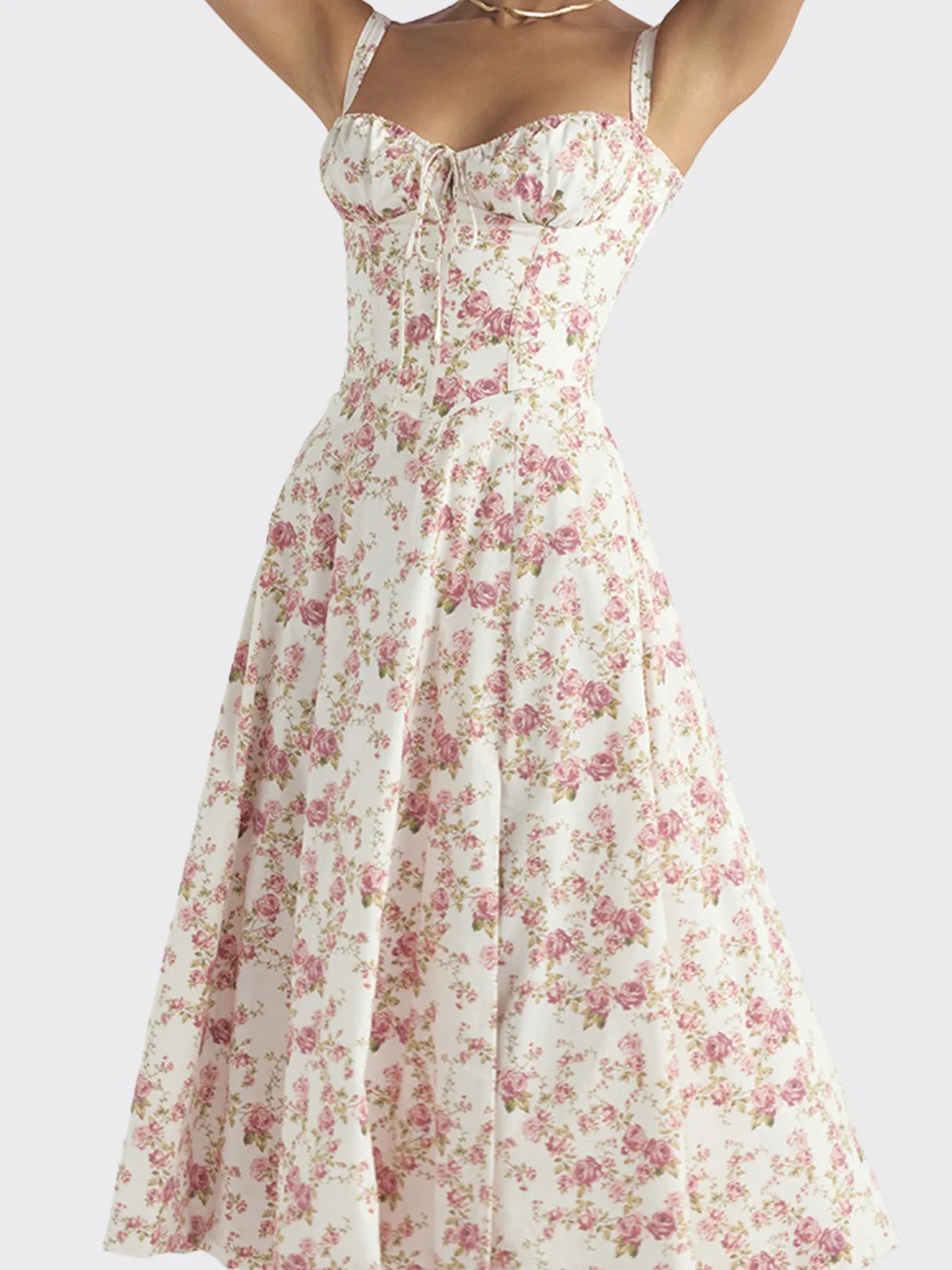 Full Size Slit Sweetheart Neck Cami Dress Plus Size Dusty Pink / S