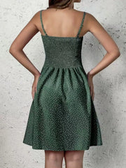 Full Size Smocked Square Neck Cami Dress Plus Size