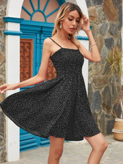 Full Size Smocked Square Neck Cami Dress Plus Size