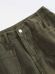 Full Size Wide Leg Pants with Pockets Plus Size