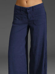 Full Size Wide Leg Pants with Pockets Plus Size