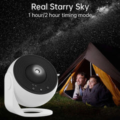 Galaxy Projector Night Light: 360° Rotate Planetarium Lamp for Kids Bedroom - Valentine's Day Gift, Wedding Decor 12 in 1 Projector / USB Plug