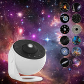 Galaxy Projector Night Light: 360° Rotate Planetarium Lamp for Kids Bedroom - Valentine's Day Gift, Wedding Decor 12 in 1 Projector / USB Plug