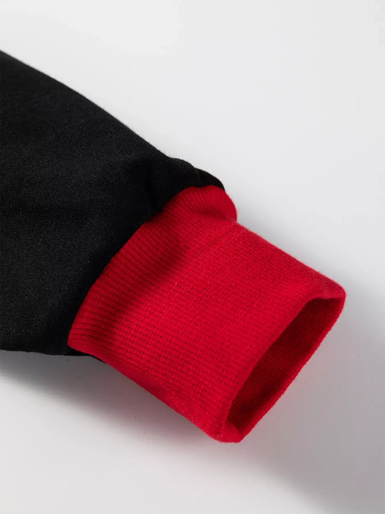 GAME DAY Letter Graphic Varsity Striped Detail Baggy Sweatshirt