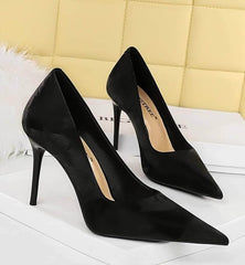 Geometric Gradient Pointy Toe Stilettos