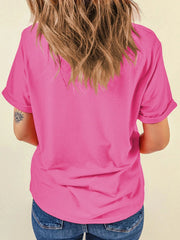 Ghost Graphic Halloween Round Neck T Shirt