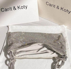 Glistening Slouchy Bling Rhinestone Purse