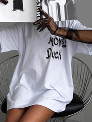 Graphic Oversized Round Neck T-Shirt