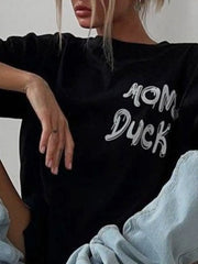 Graphic Oversized Round Neck T-Shirt