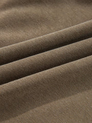 Half Zip Kangaroo Pocket Mineral Wash Baggy Hoodie