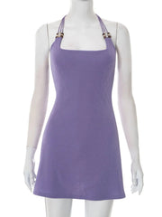 Halter Neck Bodycon Cami Dress