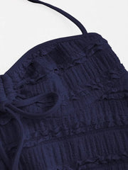 Halter Neck Sweetheart Neck Cami