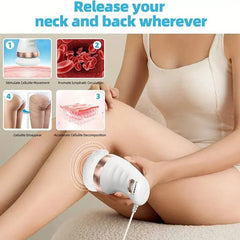 Handheld electric cellulite massager: body slimming sculpting machine