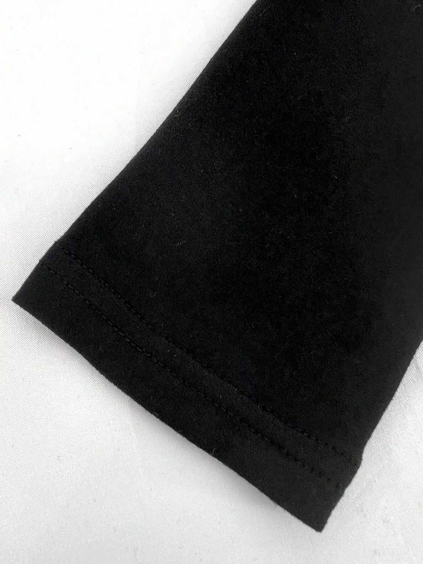 Heart Safety Pin Long Sleeve Crop T-Shirt