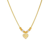 Heart-Shaped Tree Pendant Necklace - New Fashion Beads Choker Chains Jewelry for Women N2273